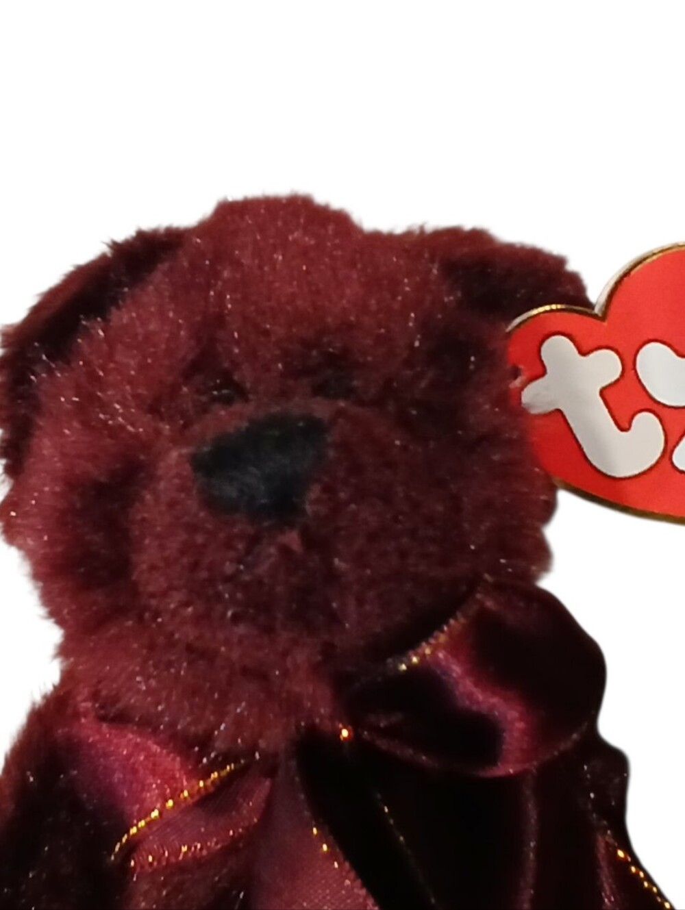 Ty Plush Beargundy Bear | Retired | 1993 - Picture 7 of 13